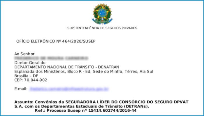 Se a Susep não agir já, a Líder vai acabar com os recursos do DPVAT
